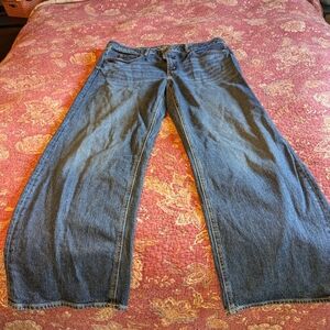 Old Navy Sky-High Wide Leg Jeans Sz 16
